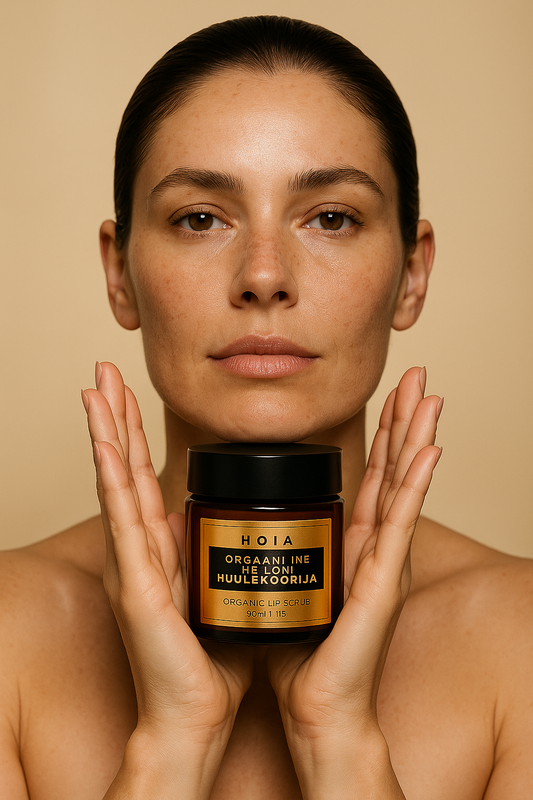 HOIA Organic Lip Scrub – Silky, Kissable Lips (30 ml)