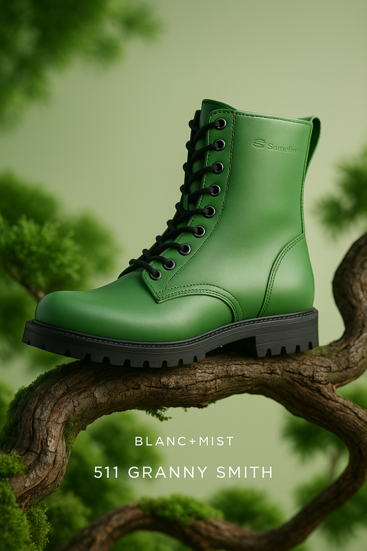 511 Granny Smith™ with Zipper — Bold European Leather Boots